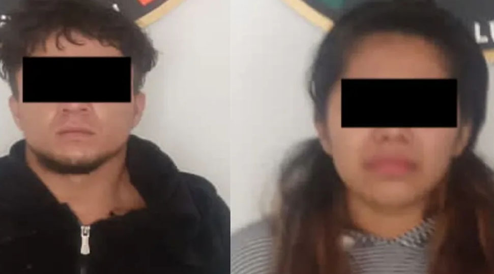 Detienen a pareja por presuntamente robar un taxi en Salinas Victoria
