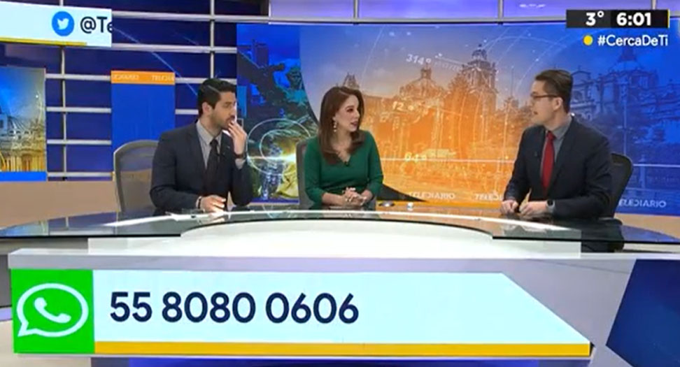 Telediario con Débora Estrella, Rodrigo Rico y Miguel Karcz, 04 de febrero de 2023