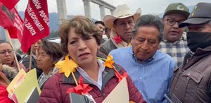 Delfina Gómez de gira por el municipio de Ocoyoacac en Edomex /Especial Delfina Gómez de gira por el municipio de Ocoyoacac en Edomex /Especial