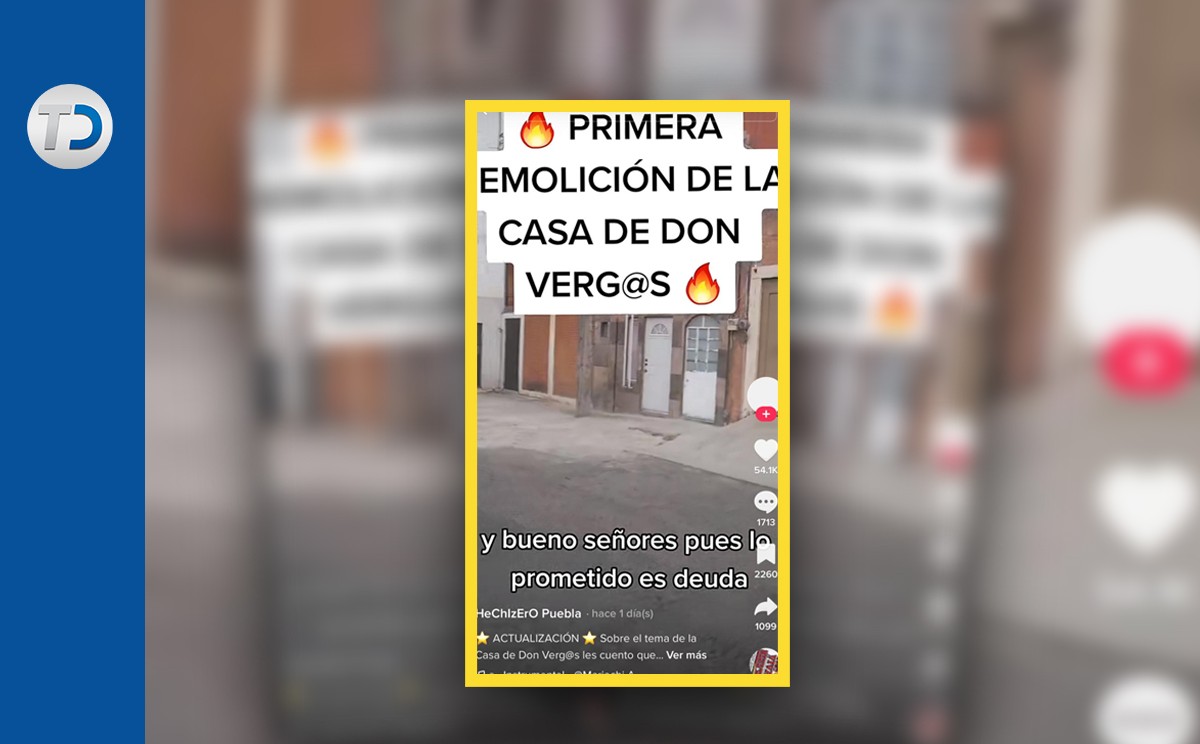 Amplian construccion de casa en banqueta en Puebla │ Tik Tok: Hechizero Puebla.