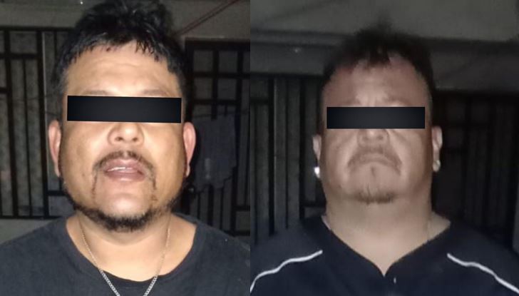 Los detenidos fueron identificados como Gerardo "N" de 42 años, Azael "N" de 46 y Gloria "N" de 16 años de edad.
