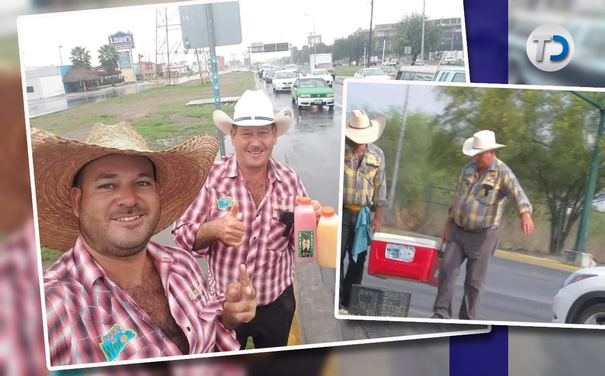 Padre e hijo vendiendo jugos hace más de 20 años en Nuevo León | Especial