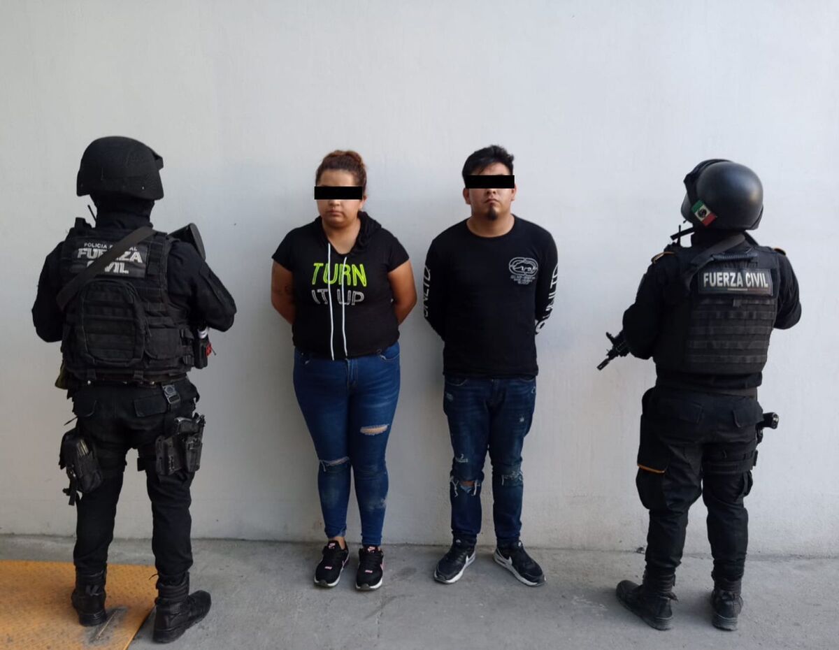 Pareja detenida en motel está ligada a grupo criminal / Cortesía