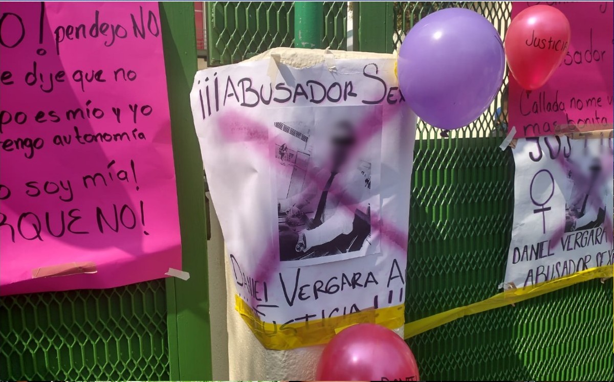 Feministas protestan en favor de 'Aam' tras segunda audiencia contra Daniel 'N'