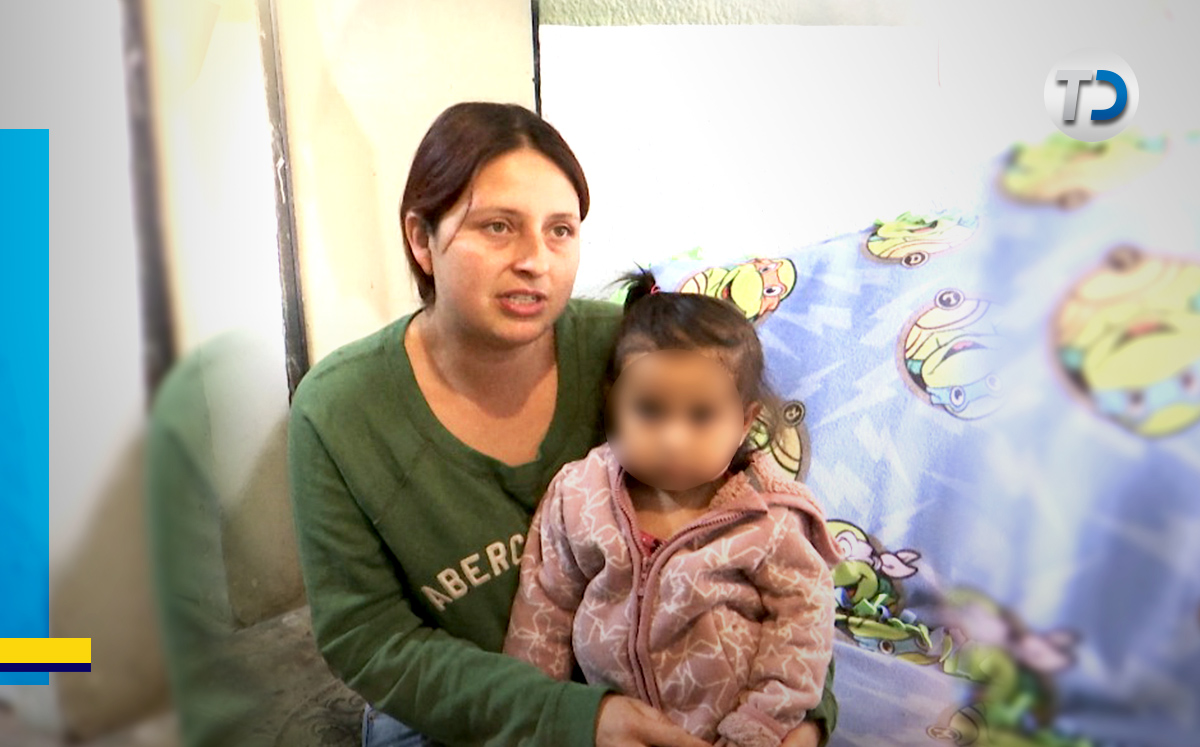 Familiares de Sofía piden ayuda para costear gastos de una cirugía que necesita. / Oscar Avila