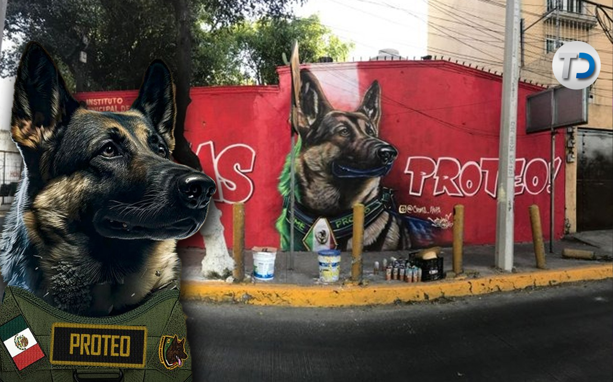 Mural en Tlalnepantla en honor a Proteo | Especial