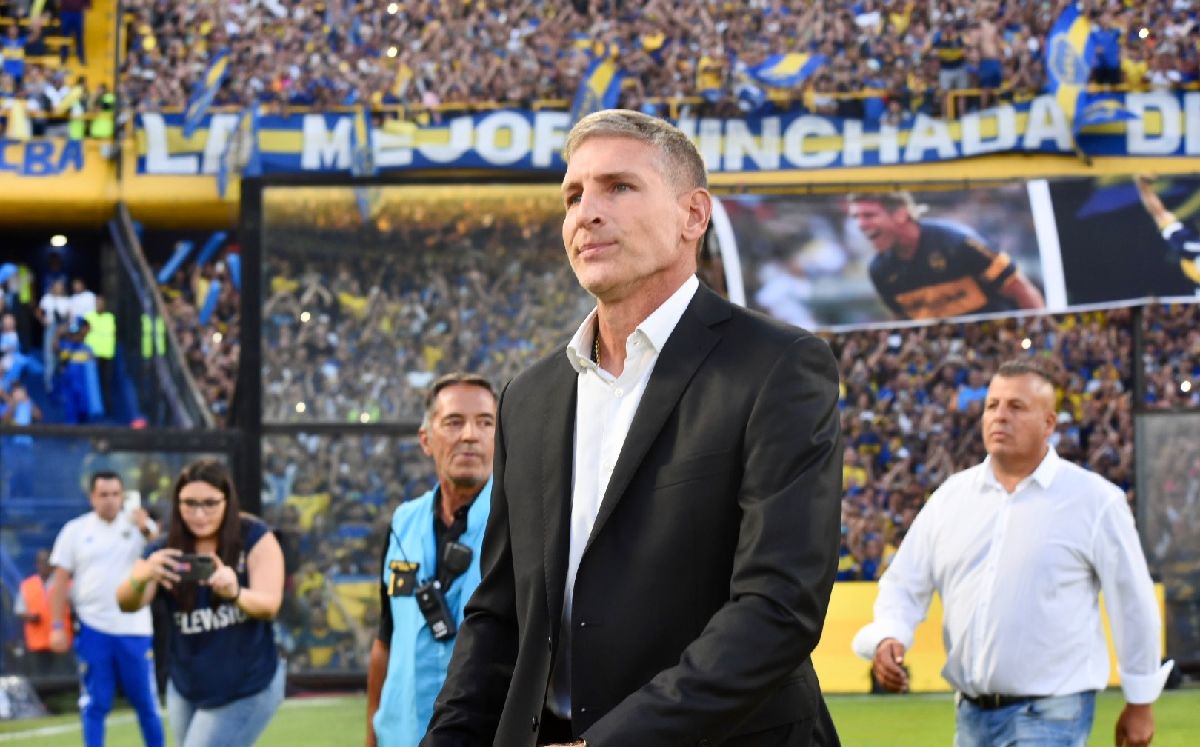 Martín Palermo, entrenador de Platense / CORTESÍA: @LigaAFA