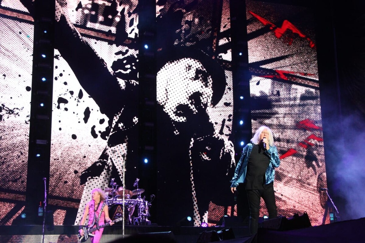 Def Leppard en Monterrey. / Leonel Rocha