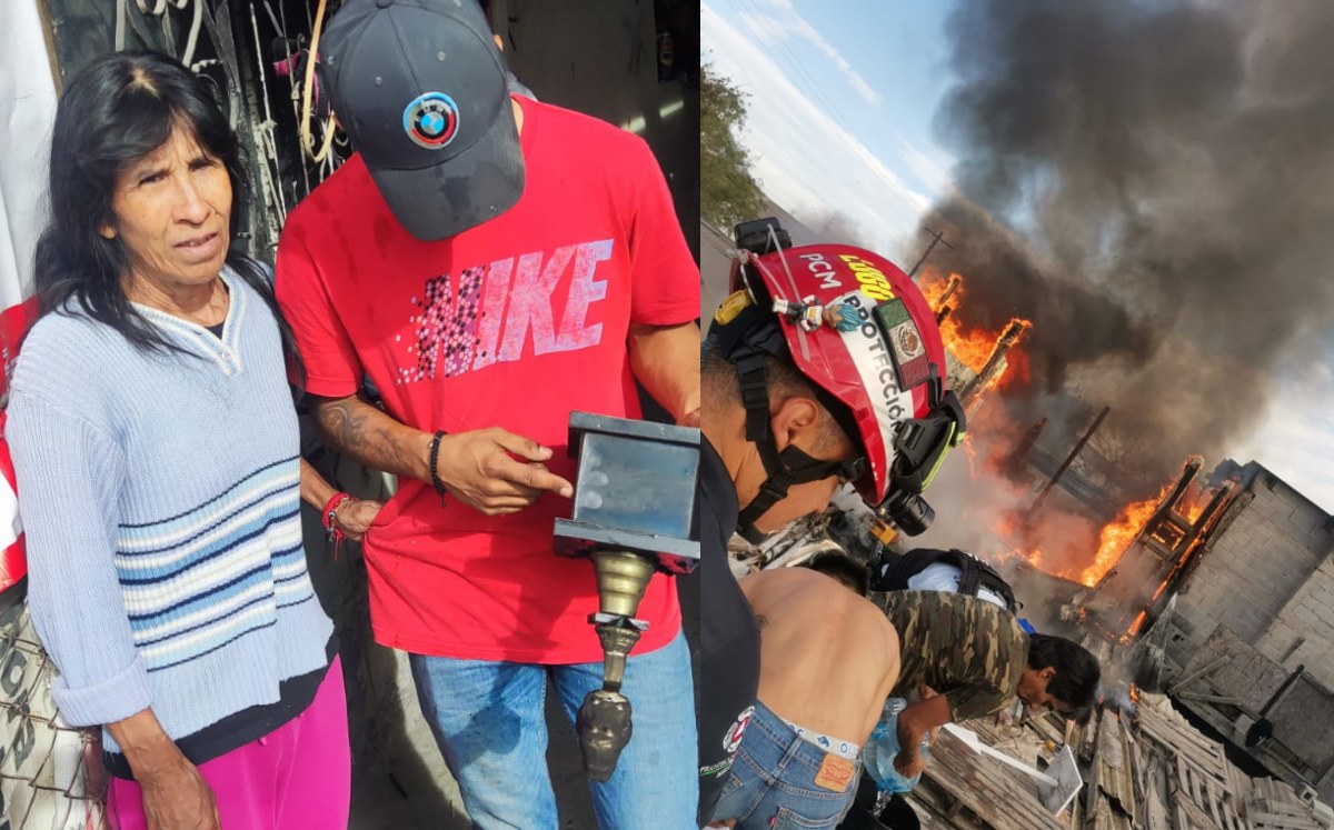 Familia pierde ropa que vendía en mercado tras incendio en Monterrey | Especial