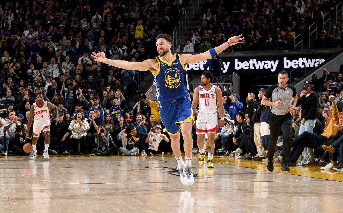 Warriors vs Rockets, NBA / CORTESÍA: @AFP