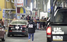 Escena del crimen acordonada tras balacera