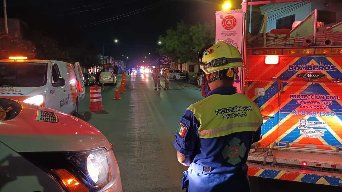 Fuga de gas en colonia de San Nicolás. / Especial
