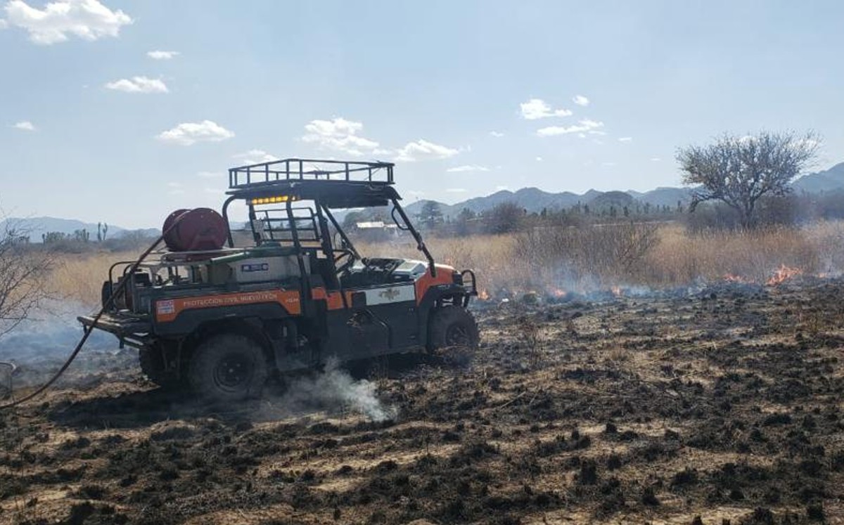 Incendio forestal en Galeana, NL, afecta 2.5 hectáreas de pastizal y matorral | Especial
