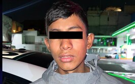 El joven fue detenido por agredir con un arma de fuego a dos personas en la colonia Morelos.