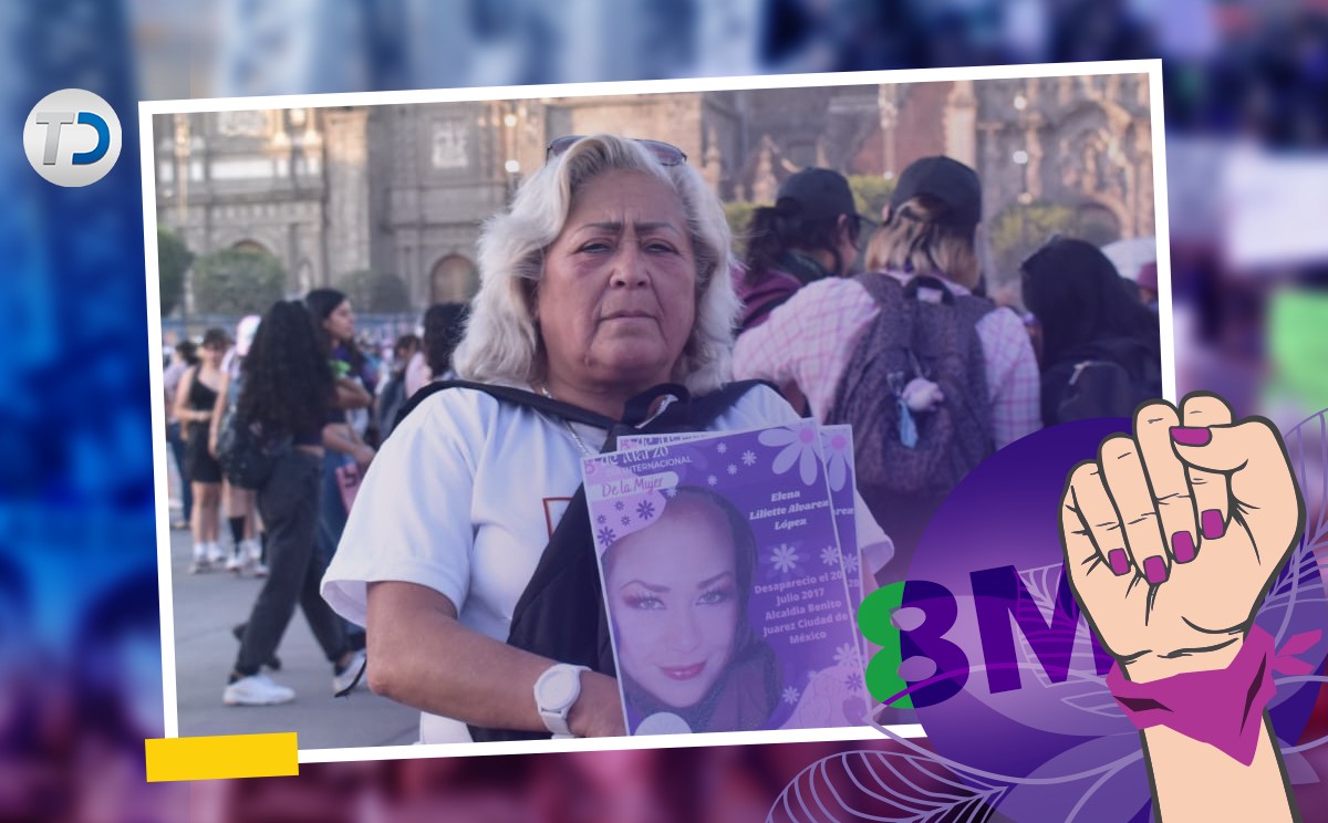 Madre de Elena, víctima de desaparición en CdMx  / Adriana Paez