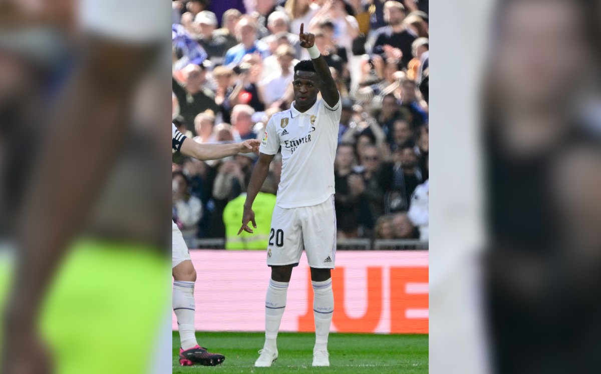 Vinícius Junior, delantero del Real Madrid / CORTESÍA: @AFP