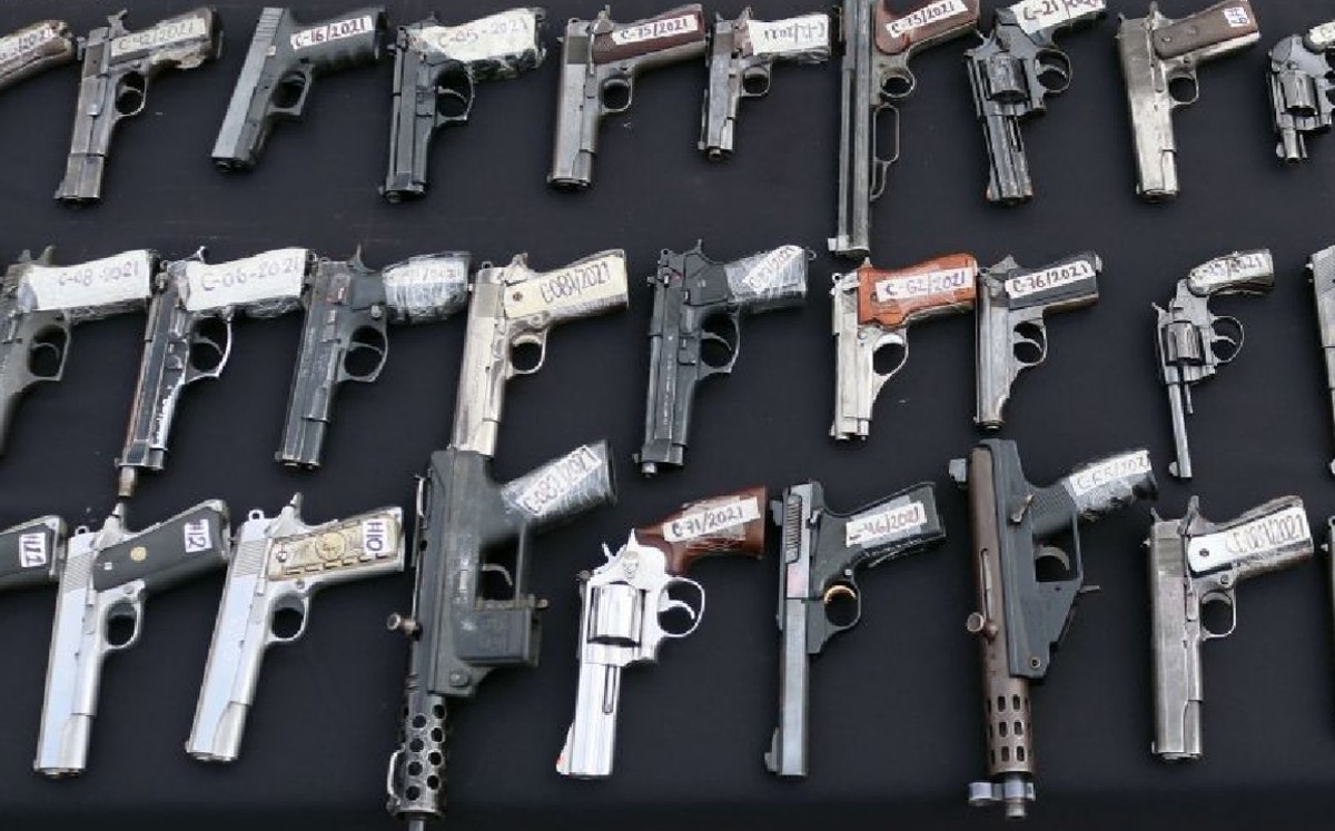 Armas decomisadas / Archivo