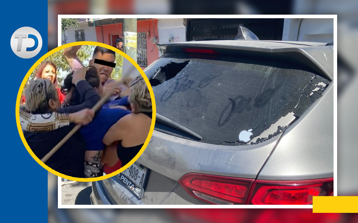 Las mujeres dijeron que por más de 2 horas esperaron a que llegara alguna patrulla al lugar. / Antonio Texta