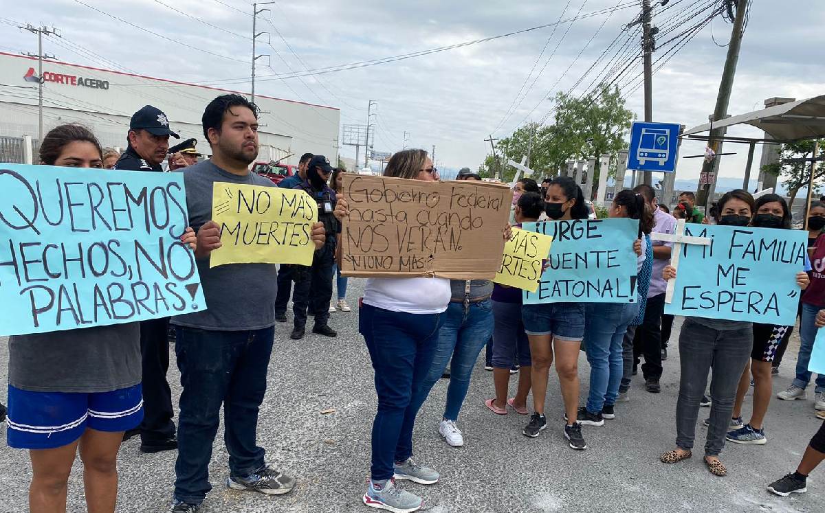Protesta en Ciénega de Flores | Pamela Villanueva