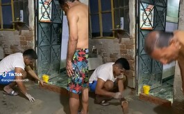 TikTok: Hombre visita a su novia y suegro lo pone a trabajar