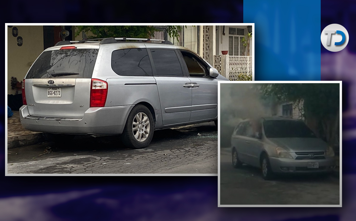 Incendian camioneta con bombas molotov en San Nicolás / Especial