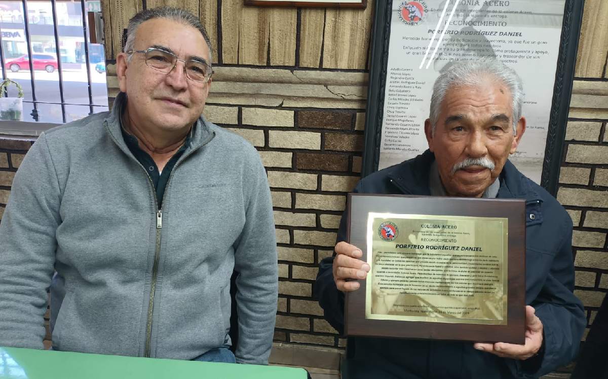 Reconocen a Porfirio Rodríguez Daniel