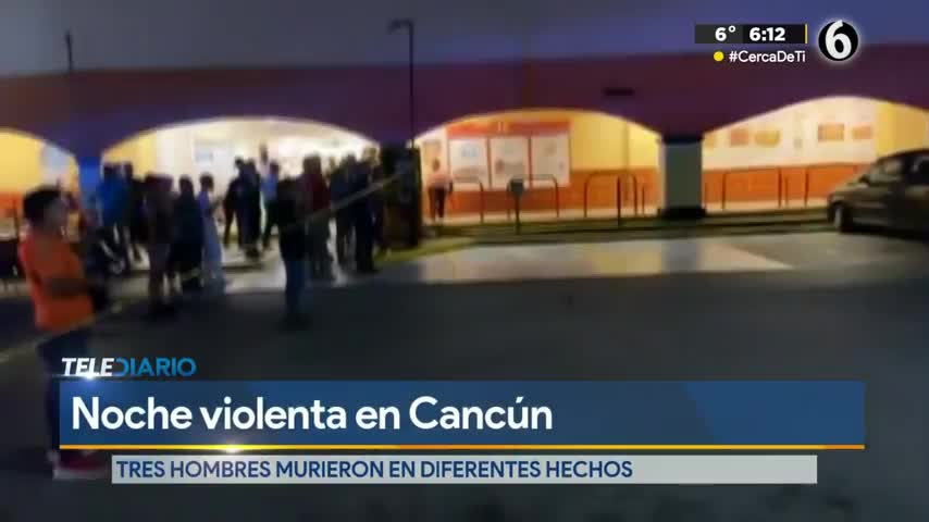 Asesinan a tres hombres en Cancún, Quintana Roo