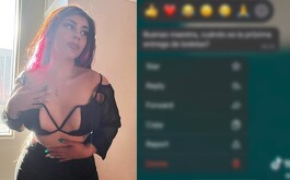 Una maestra compartió en TikTok un video en el que aparece el supuesto mensaje que le envió un padre de familia.