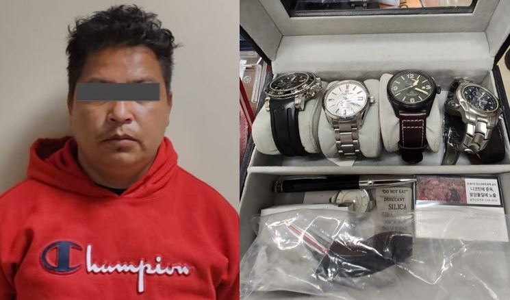 Héctor Eduardo de 31 años fue arrestado por elementos de la Agencia Estatal de Investigaciones. | Cortesía