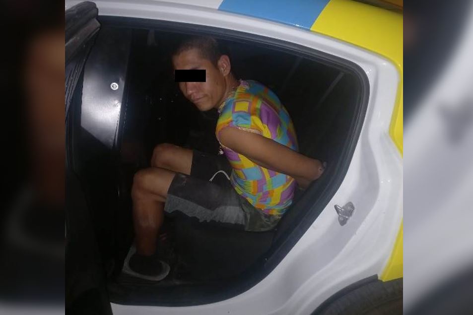 José Ángel G de 24 años fue arrestado por la Policía de Monterrey. | Cortesía