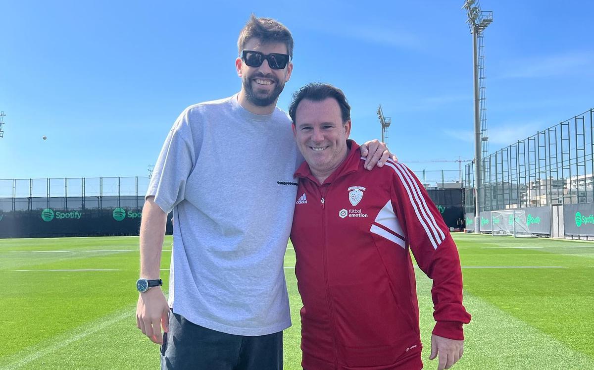 Gerard Piqué y Sergio Verdirame / @verdiramesergio11