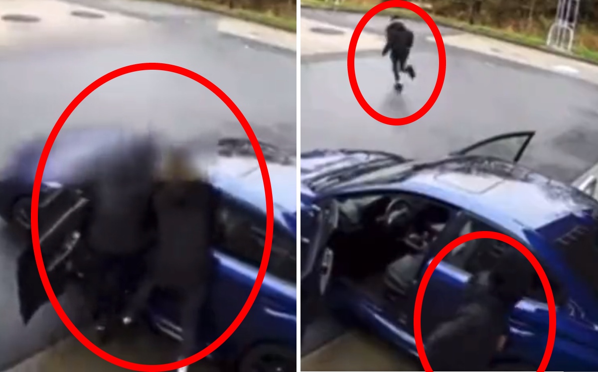 Capturas de pantalla de los jóvenes que intetaron robar un coche / Especial
