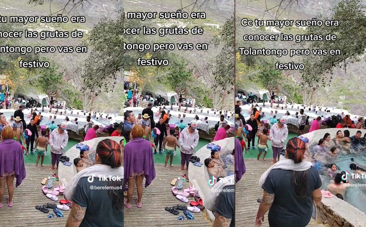 La tiktoker contó su experiencia en un video / Captura.