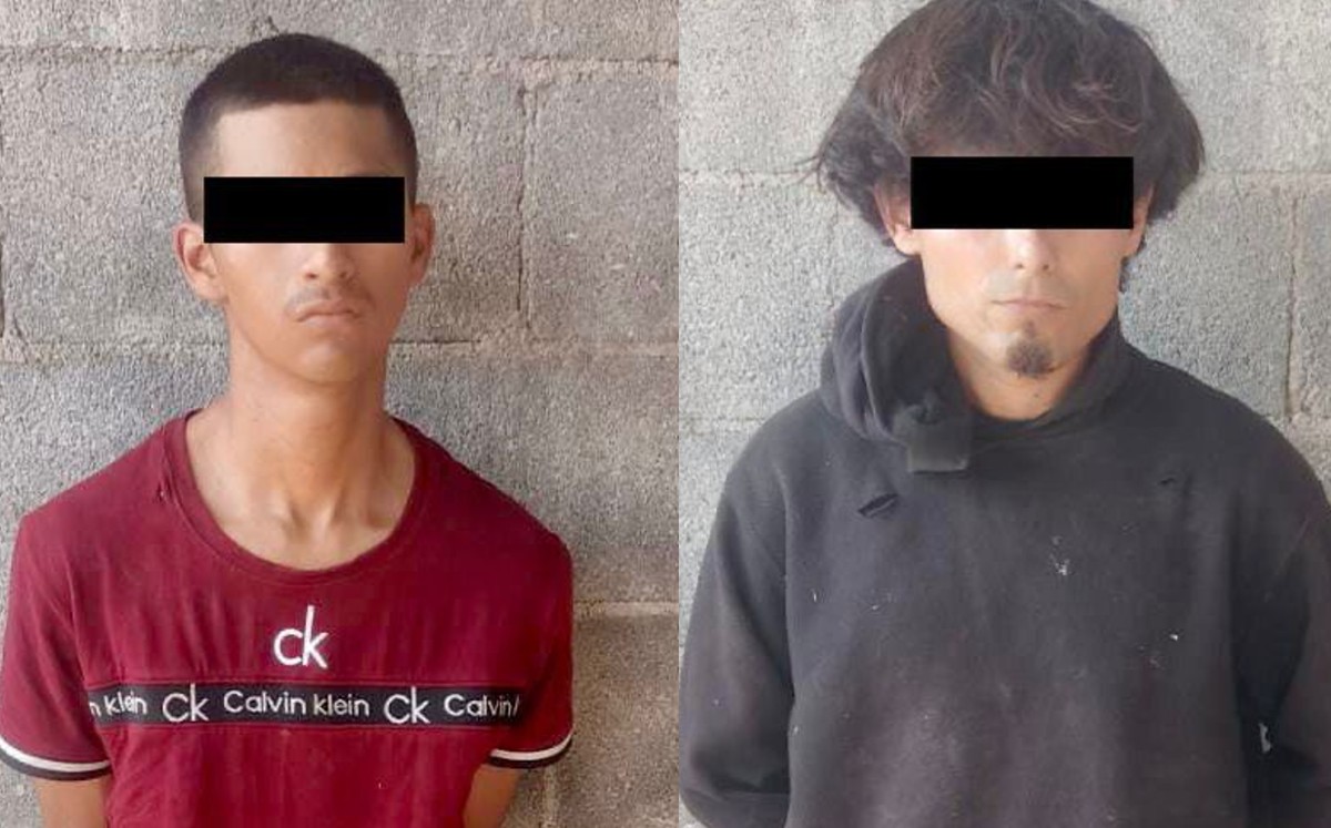 Detienen a dos presuntos integrantes de grupo delictivo en Sabinas Hidalgo. | Especial