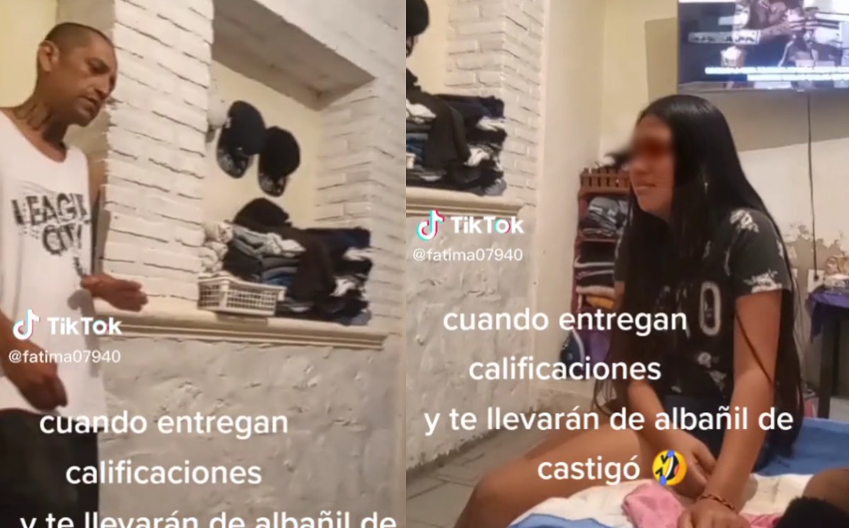 Padres obligan a su hija a trabajar como albañil por sacar malas calificaciones. | Especial