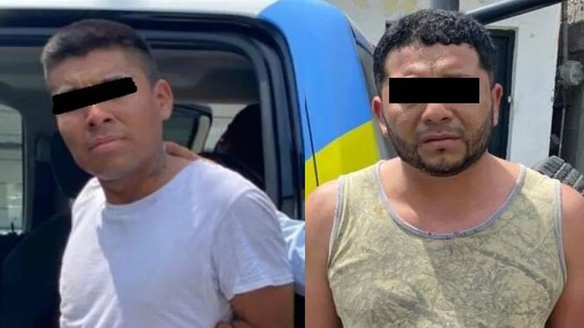 Detienen a 2 hombres por agredir a compañero de trabajo con arma en Monterrey