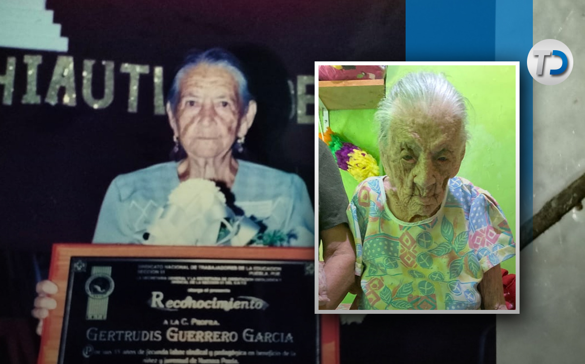 Gertrudis Guerrero García, maestra poblana que murió a los 111 años | Margarita Salmorán
