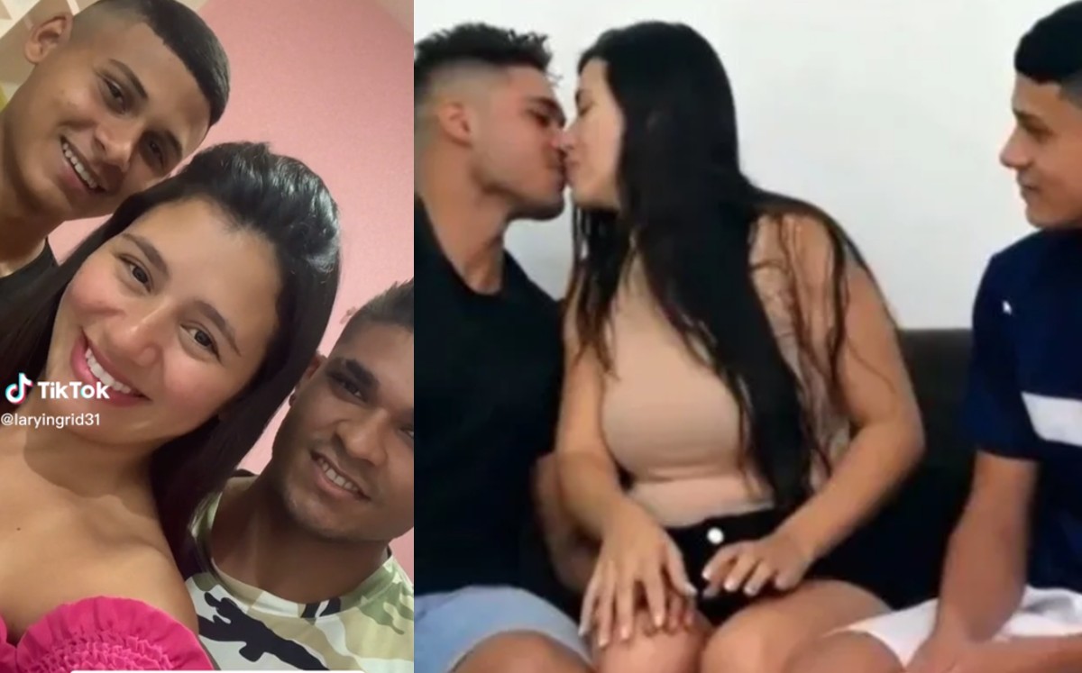 Mujer con dos esposos