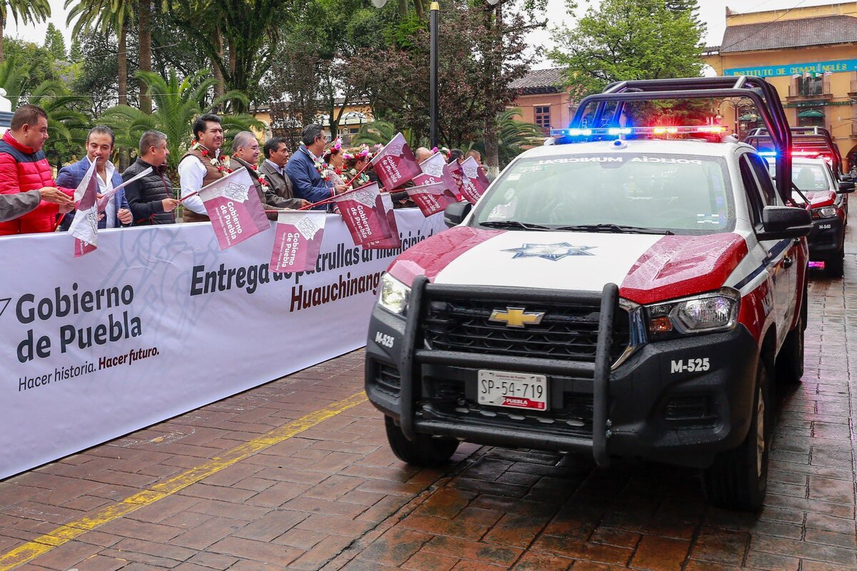 Gobierno de Puebla entrega patrullas en Huauchinango | Twitter