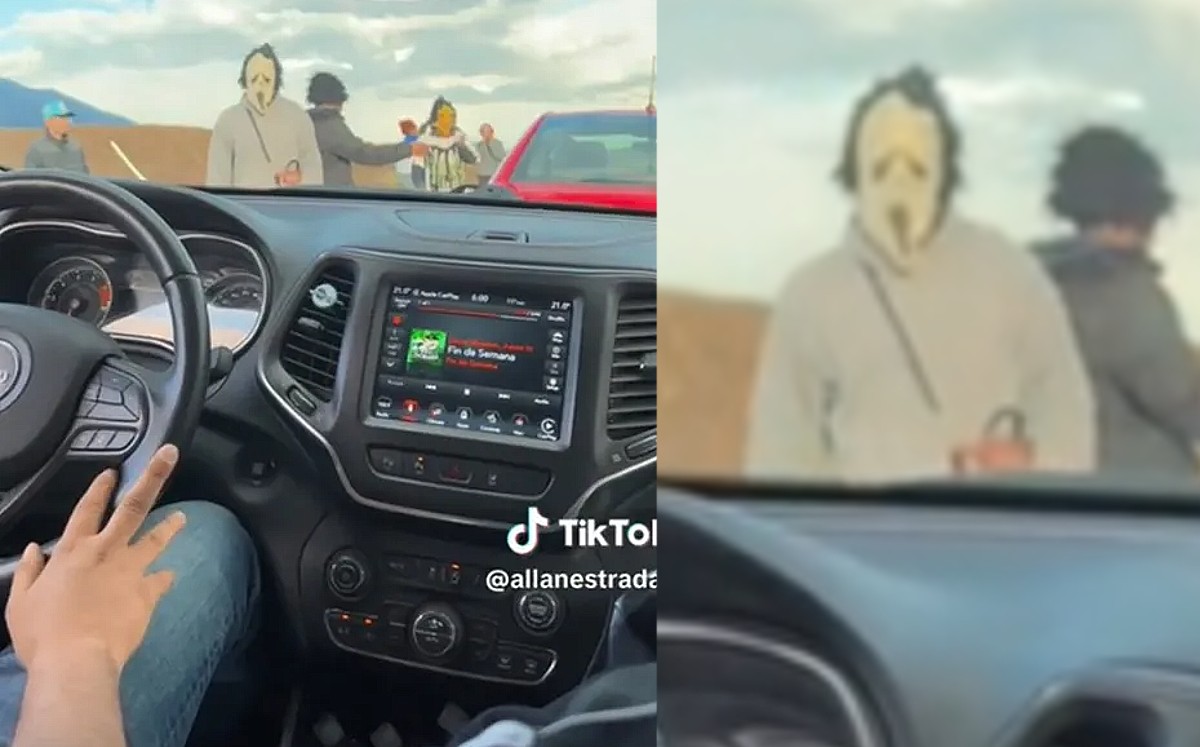 Enmascarados piden dinero en carretera de Galeana, NL | Especial