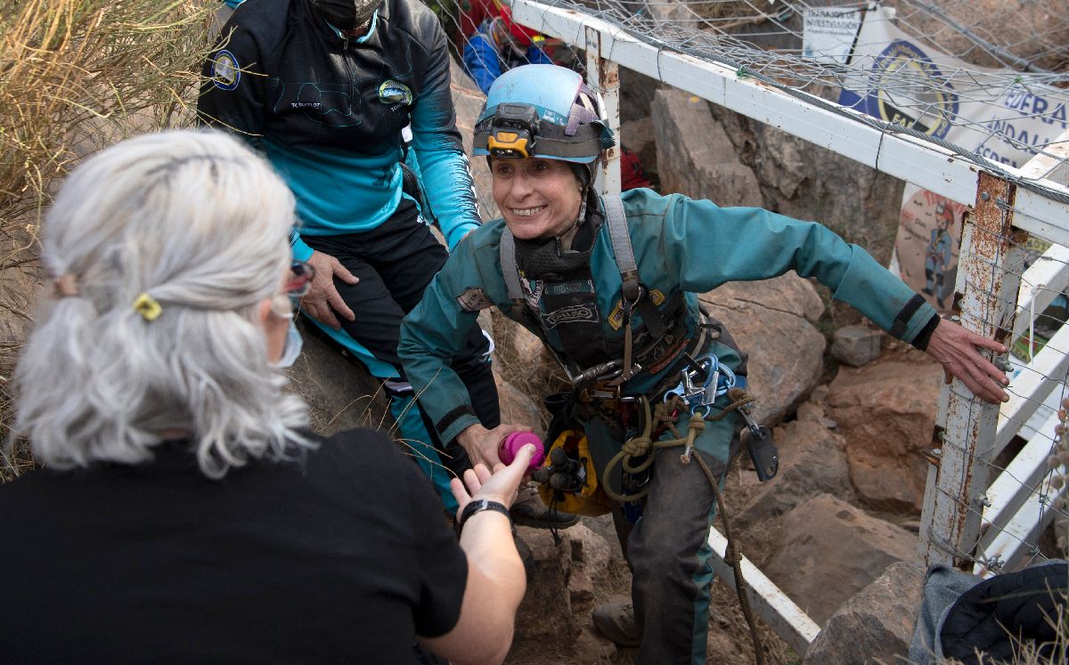 Beatriz Flamini, la española que pasó 500 días en una cueva / AFP