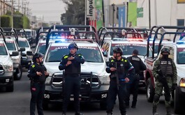 Policías estatales en Puebla