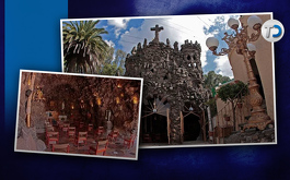 Aspectos de la gruta de Lourdes en Puebla
