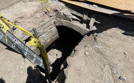 Encuentran construcción subterránea del siglo XVIII en zona Centro de Durango
