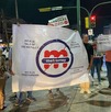 La manifestación se dio en el cruce de las calles Larga Vista y Monterrey, en la avenida Miguel Alemán.
