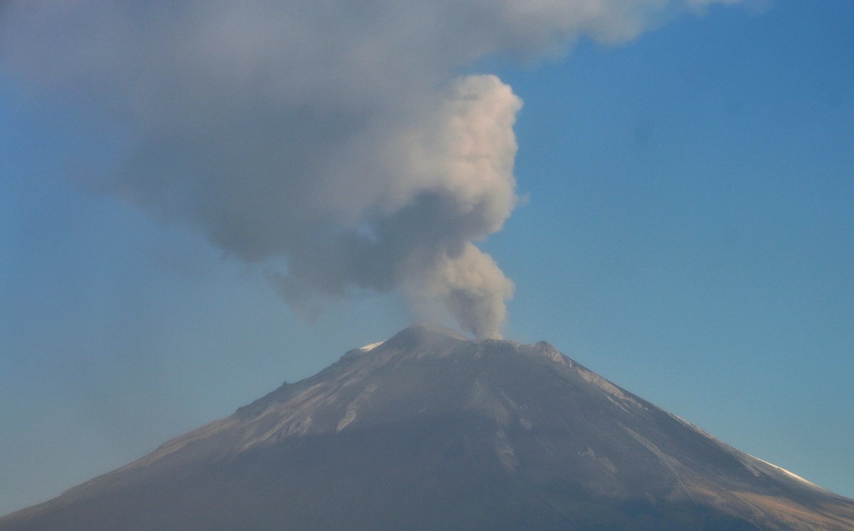caída de ceniza en Puebla / Agencia Enfoque