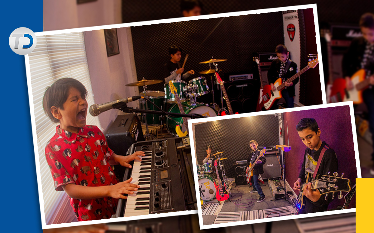 Metal Master banda de rock integrada por niños | Melanie Torres