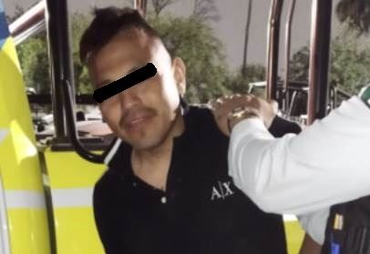 Rigoberto de 36 años fue detenido por la Policía de Monterrey. | Cortesía
