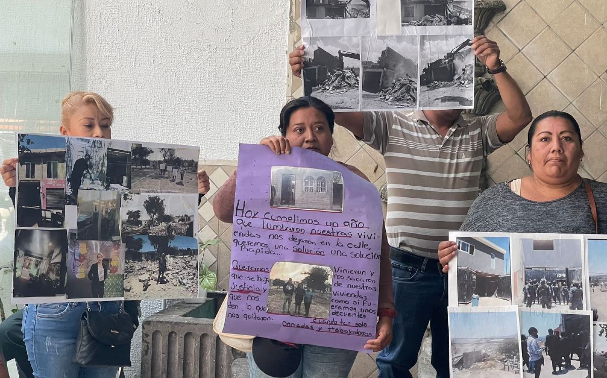 Asamblea de las 71 familias afectadas exigen justicia / Karla Victoria Rodríguez