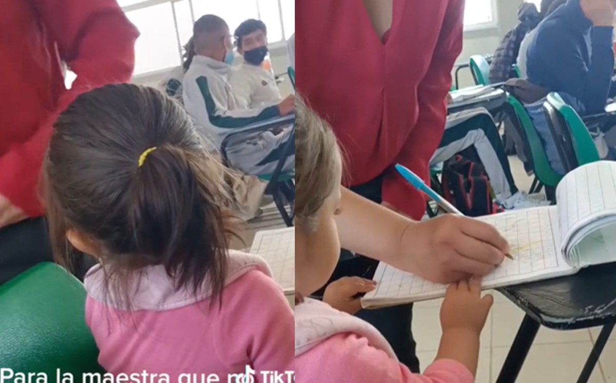Una maestra se volvió viral en TikTok luego de calificar los dibujos de una hija de estudiante de preparatoria.